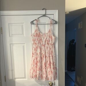 Amazon Women's Midi Dress - Pink Floral